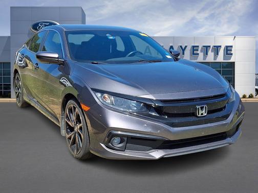 Gray 2021 Honda Civic SPORT
