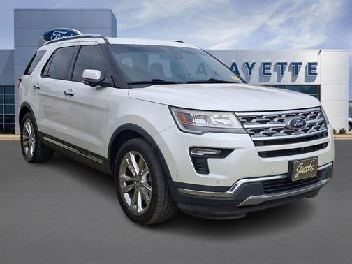 WHITE PLATINUM MET TRI-COAT 2019 Ford Explorer LIMITED