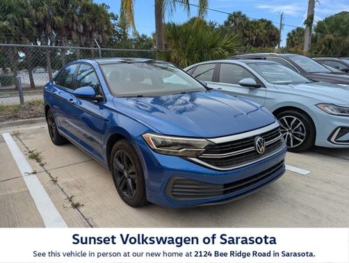 Rising Blue Metallic 2023 Volkswagen Jetta 1.5T SE