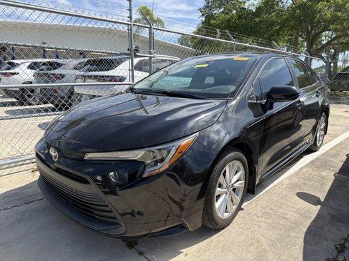 Midnight Black Metallic 2023 Toyota Corolla LE