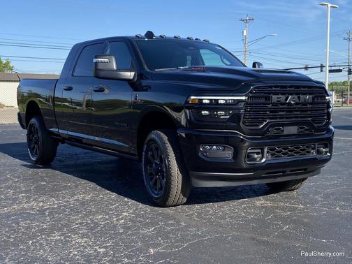 Diamond Black Crystal Pearlcoat 2026 RAM 2500 Laramie Mega Cab 4x4 6'4' Box