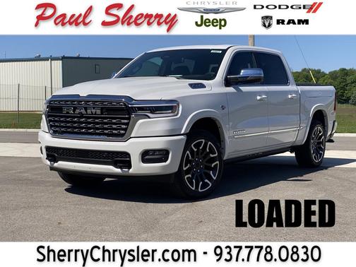 Ivory White Tri-Coat Pearlcoat 2026 RAM 1500 Limited