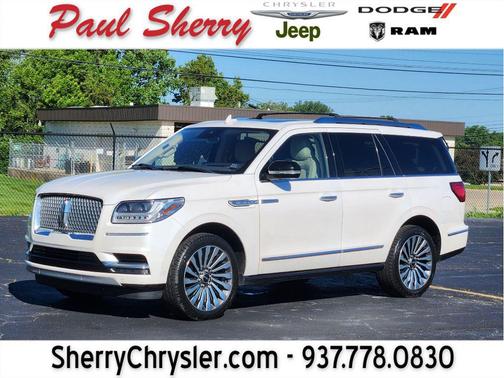 White Platinum Metallic Tri-Coat 2019 Lincoln Navigator Reserve