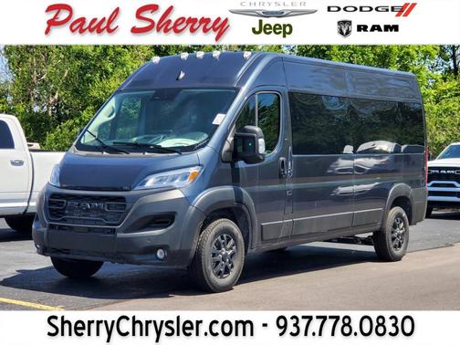 Forged Blue Metallic 2026 RAM ProMaster 3500 Window Van High Roof