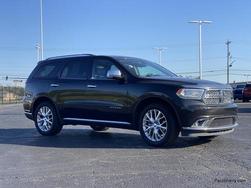 Brilliant Black Crystal Pearlcoat 2014 Dodge Durango Citadel