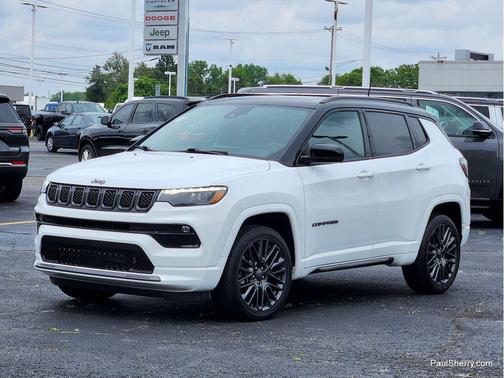 Bright White Clearcoat 2023 Jeep Compass High Altitude