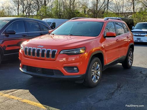 Spitfire Orange Clearcoat 2021 Jeep Cherokee Latitude Lux