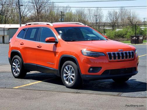 Spitfire Orange Clearcoat 2021 Jeep Cherokee Latitude Lux