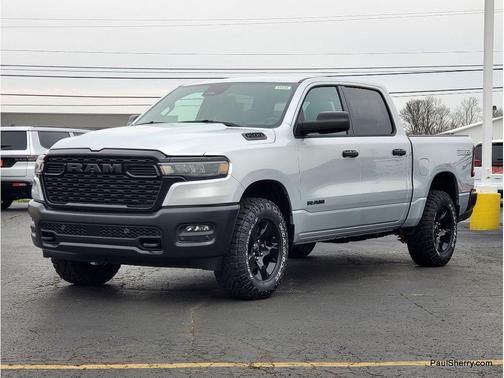 Silver Zynith 2026 RAM 1500 Warlock Crew Cab 4x4 5'7' Box