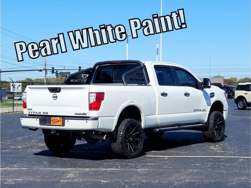 Pearl White 2018 Nissan Titan XD PRO-4X