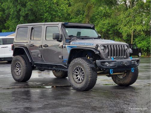 Granite Crystal Metallic Clearcoat 2022 Jeep Wrangler Unlimited 4xe Rubicon