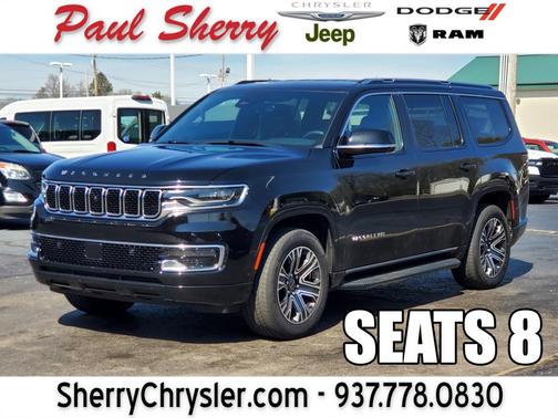 Diamond Black Crystal Pearlcoat 2025 Jeep Wagoneer 4x4