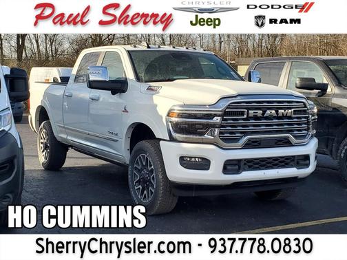 Bright White Clearcoat 2026 RAM 2500 Limited Crew Cab 4x4 6'4' Box