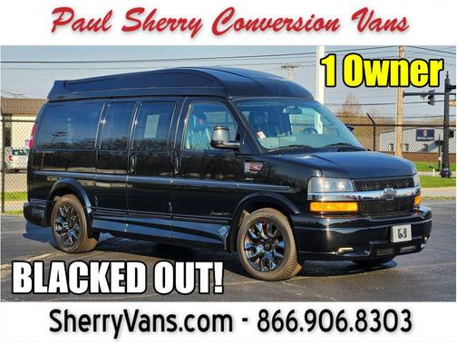 Black 2023 Chevrolet Express 2500 RWD 2500 Regular Wheelbase WT