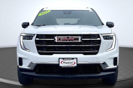 Summit White 2025 GMC Acadia Elevation