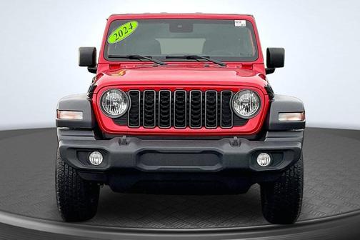 Firecracker Red Clearcoat 2024 Jeep Wrangler Sport