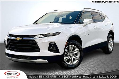 Summit White 2022 Chevrolet Blazer 2LT