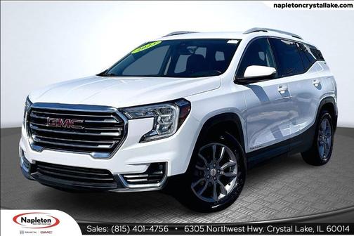 Summit White 2023 GMC Terrain SLT