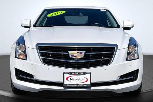 Crystal White Tri-Coat 2016 Cadillac ATS 2.0L Turbo Luxury