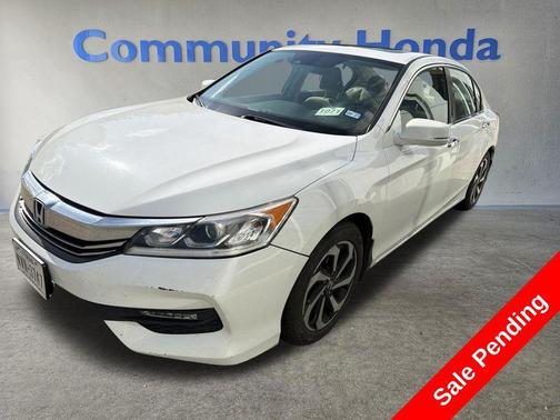 White Orchid Pearl 2017 Honda Accord EX w/Honda Sensing