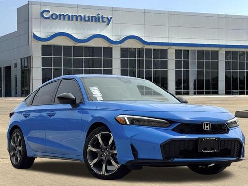 Boost Blue Pearl 2026 Honda Civic Hybrid Sport Touring