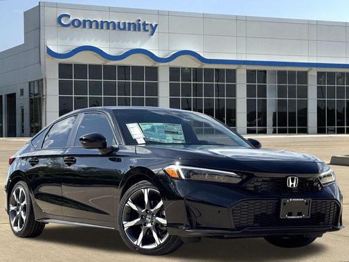 Crystal Black Pearl 2026 Honda Civic Hybrid Sport Touring