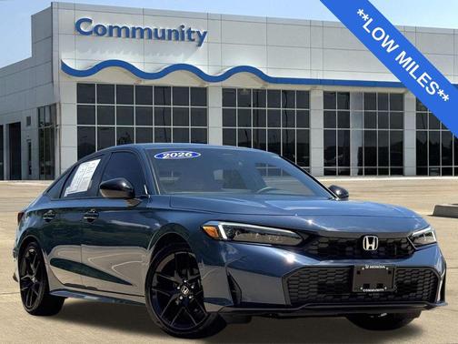 Blue Lagoon Pearl 2026 Honda Civic Sport