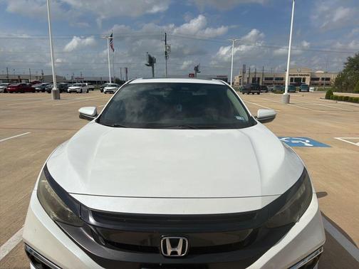 Platinum White Pearl 2020 Honda Civic Touring