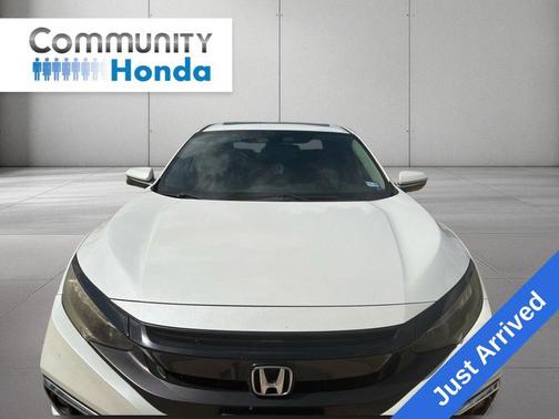 Platinum White Pearl 2020 Honda Civic Touring