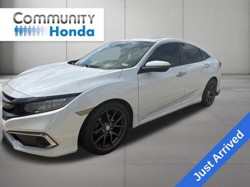 Platinum White Pearl 2020 Honda Civic Touring