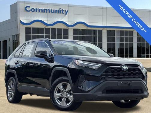 Midnight Black Metallic 2022 Toyota RAV4 Hybrid XLE