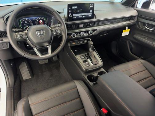 Platinum White Pearl 2026 Honda CR-V Hybrid Sport-L FWD