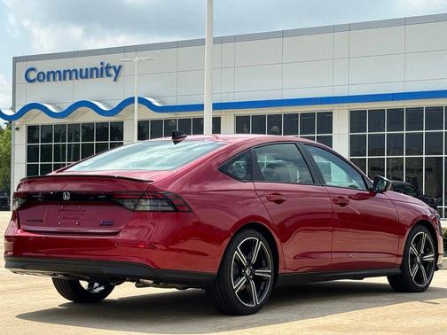 Radiant Red Metallic 2026 Honda Accord Hybrid Sport