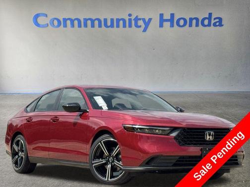 Radiant Red Metallic 2026 Honda Accord Hybrid Sport