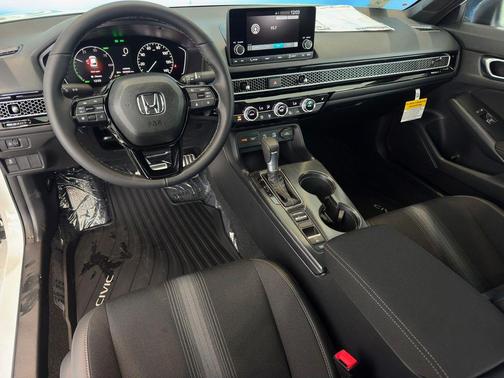Platinum White Pearl 2026 Honda Civic Hybrid Sport
