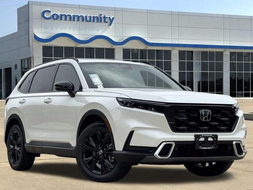 Platinum White Pearl 2026 Honda CR-V Hybrid Sport Touring AWD