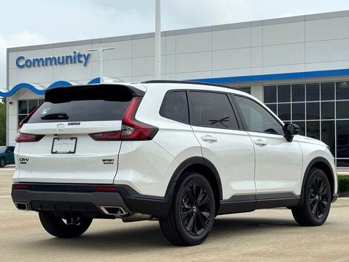 Platinum White Pearl 2026 Honda CR-V Hybrid Sport Touring AWD