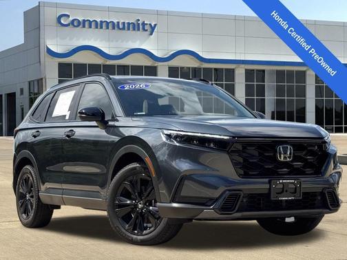 Meteorite Gray Metallic 2026 Honda CR-V Hybrid Sport Touring AWD