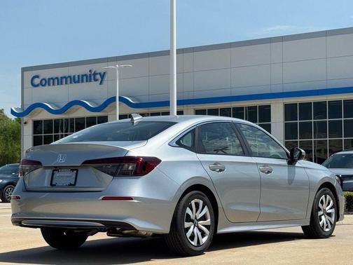 Solar Silver Metallic 2026 Honda Civic LX