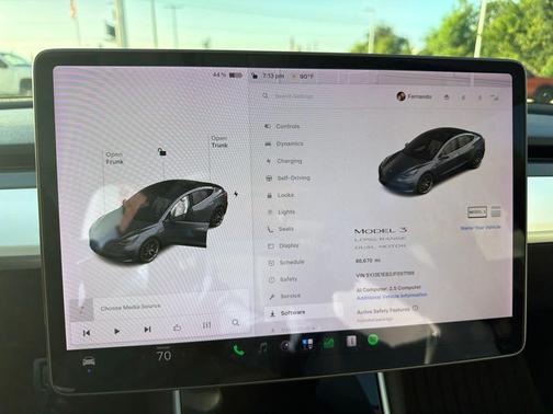 Midnight Silver Metallic 2018 Tesla Model 3 Long Range