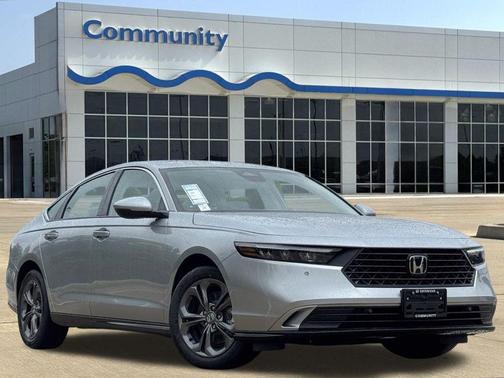 Solar Silver Metallic 2026 Honda Accord Hybrid EX-L