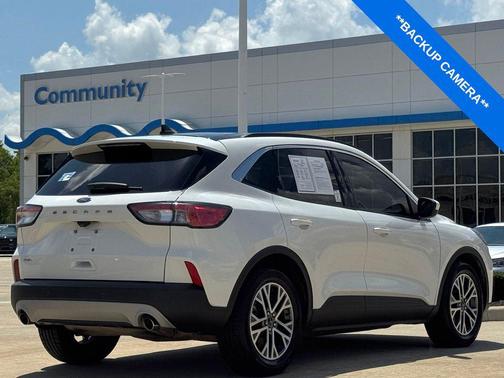 Star White Metallic Tri-Coat 2021 Ford Escape SEL