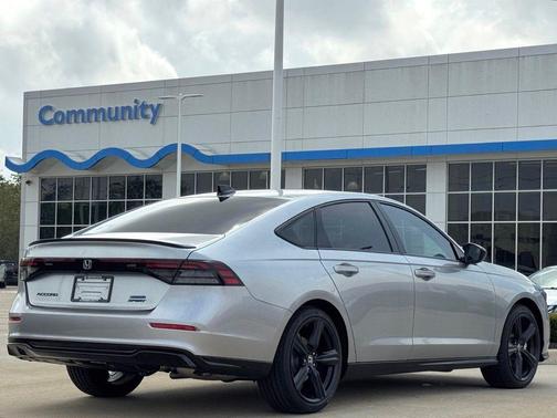 Solar Silver Metallic 2026 Honda Accord Hybrid Sport-L