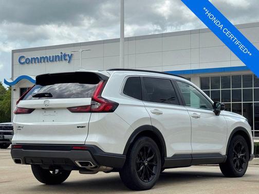 Platinum White Pearl 2023 Honda CR-V Hybrid Sport FWD