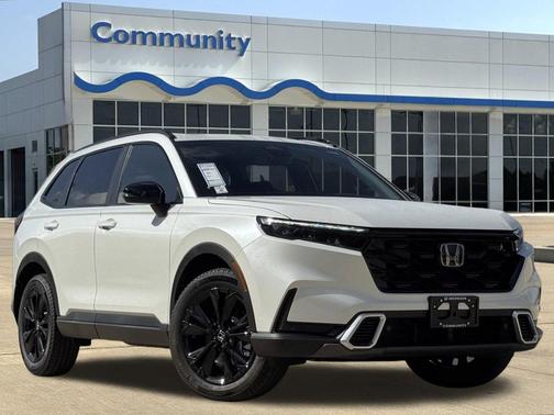 Platinum White Pearl 2026 Honda CR-V Hybrid Sport Touring AWD