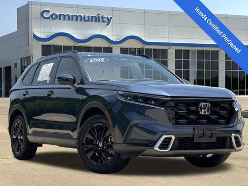 Canyon River Blue Metallic 2026 Honda CR-V Hybrid Sport Touring AWD