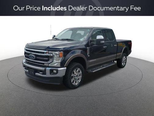 Blue 2021 Ford F-250 Lariat