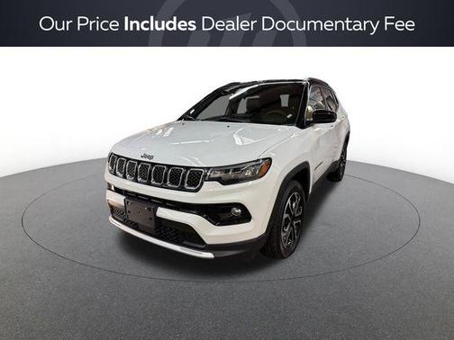 Bright White Clearcoat 2023 Jeep Compass Limited