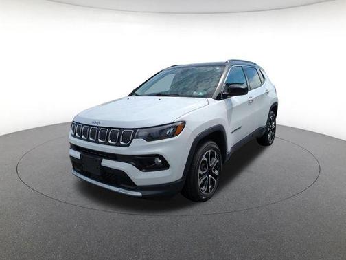 Bright White Clearcoat 2022 Jeep Compass Limited