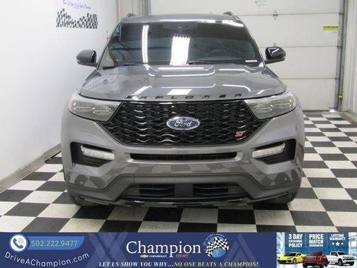 Gray 2021 Ford Explorer ST